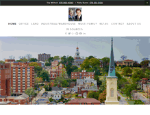 Tablet Screenshot of georgiacommercialrealestate.net